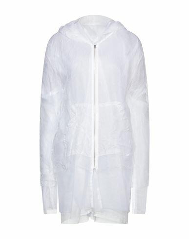 Maison Margiela Woman Overcoat & Trench Coat White Silk, Polyamide, Elastane Cover