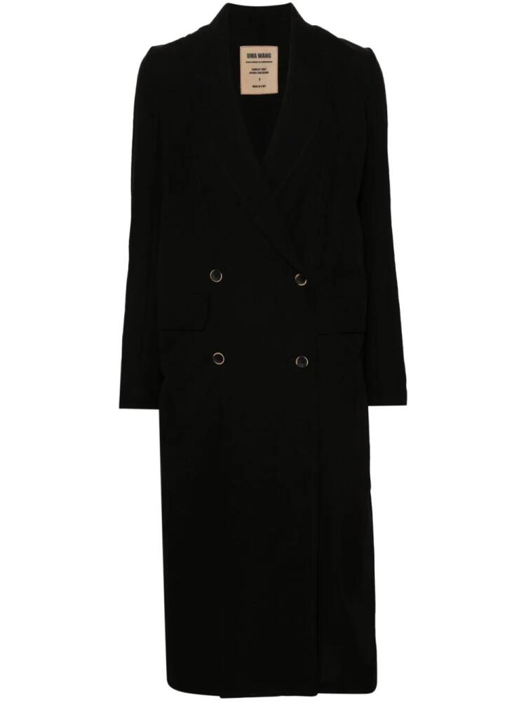 Uma Wang double-breasted coat - Black Cover