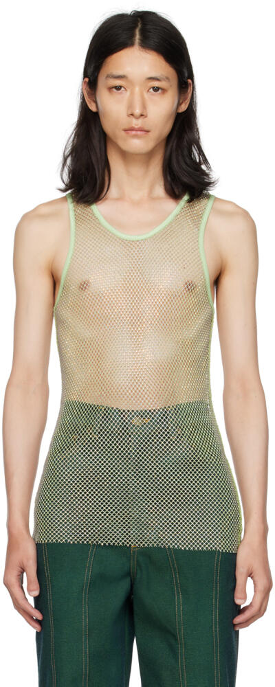 Theophilio SSENSE Exclusive Green Tank Top Cover