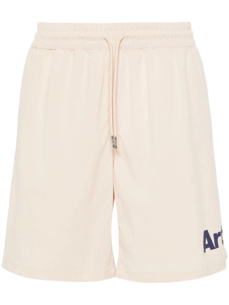 ARTE Samuel logo-print shorts - Neutrals Cover