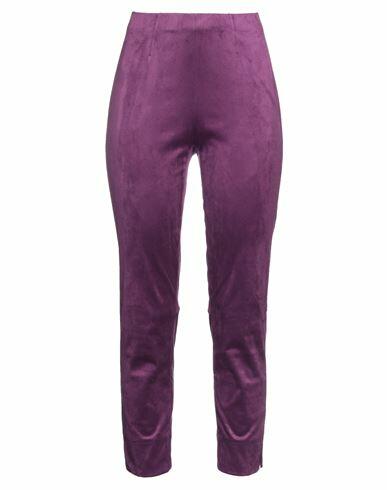 Seductive Woman Pants Mauve Polyester, Elastane Cover