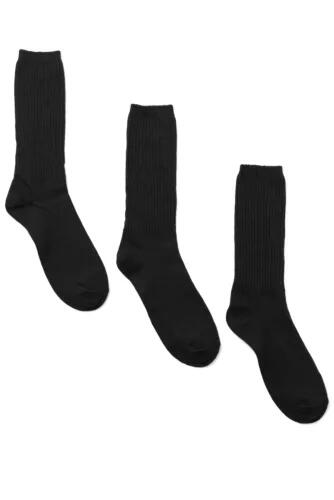 Eddie Bauer Men's Solid Crew Socks - 3-Pack Cover