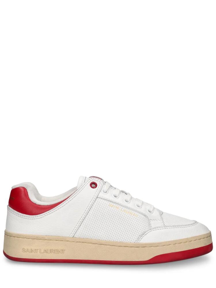 SAINT LAURENT 20mm Sl61 Leather Sneakers Cover