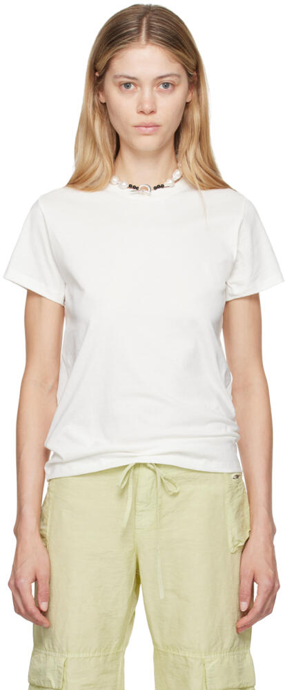 Baserange Off-White Regenerative Cotton T-Shirt Cover