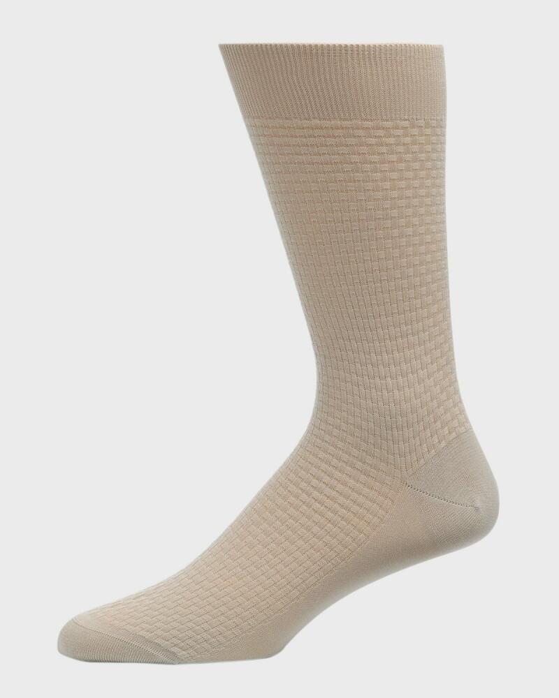 Brioni Men's Calza Corta Cotton Crew Socks Cover