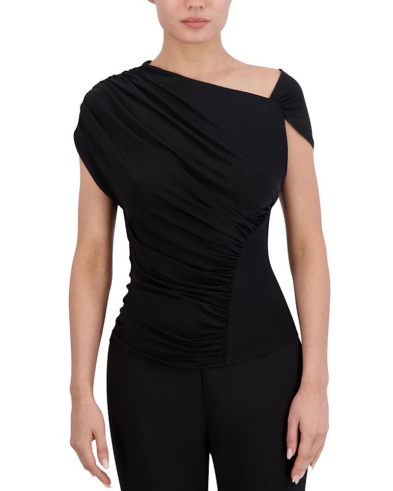 Bcbgmaxazria Asymmetrical Cap Sleeve Top Cover