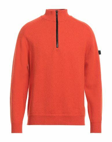 Peuterey Man Turtleneck Orange Wool, Polyamide Cover