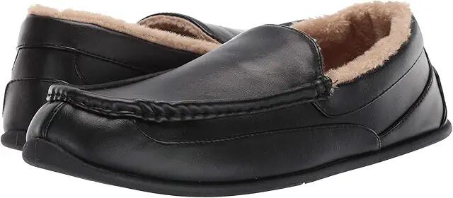 Deer Stags Spun Slipper (Black Smooth) Men's Shoes Cover