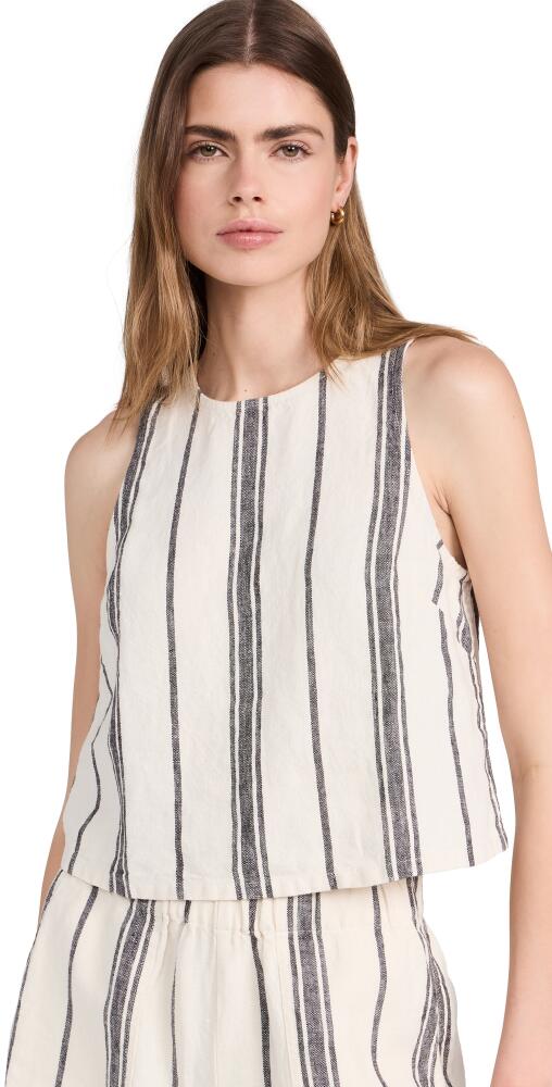 Faherty Shoreline Shell Tank Santa Cruz Stripe Cover