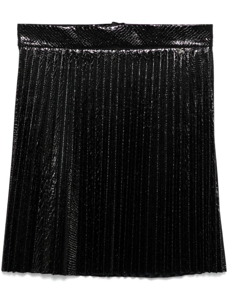 NISSA pleated mini skirt - Black Cover