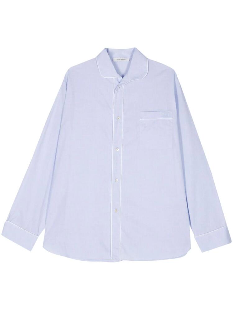 Wales Bonner Market stripe-detail shirt - Blue Cover