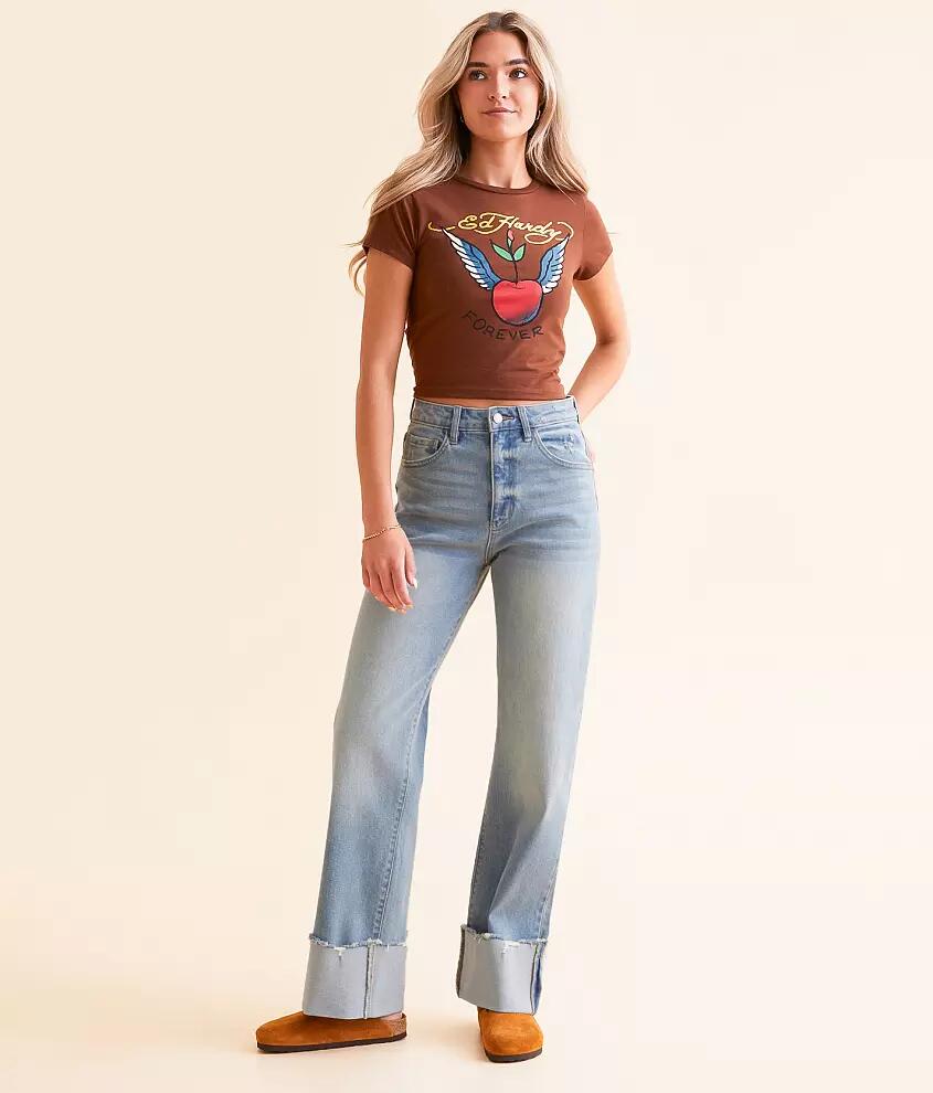 Kan Can Signature 90's Straight Stretch Cuffed Jean Cover