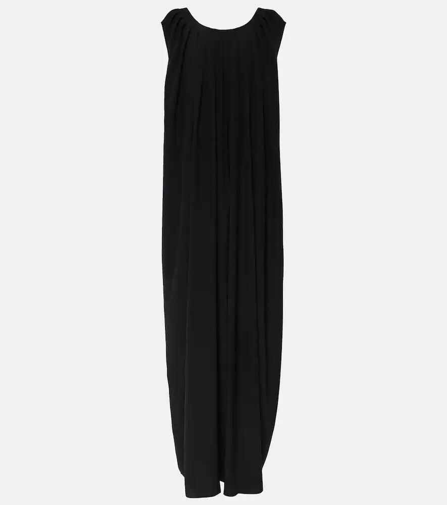 Fforme Pleated silk maxi dress Cover