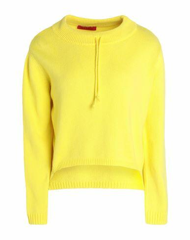 Max & co. Nettare Woman Sweater Yellow Cotton, Polyamide, Wool Cover