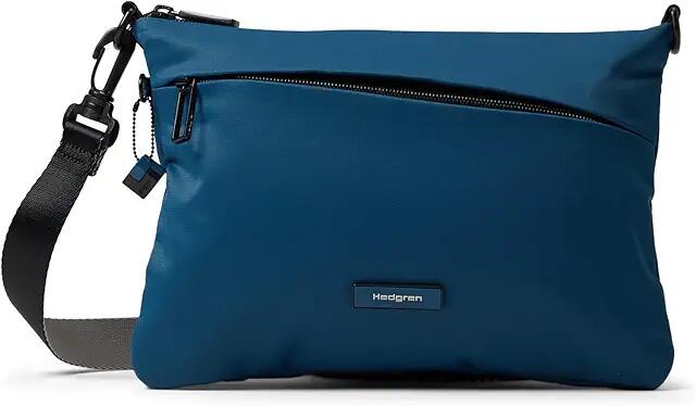 Hedgren Orbit Flat Crossover (Neptune Blue) Sling Handbags Cover