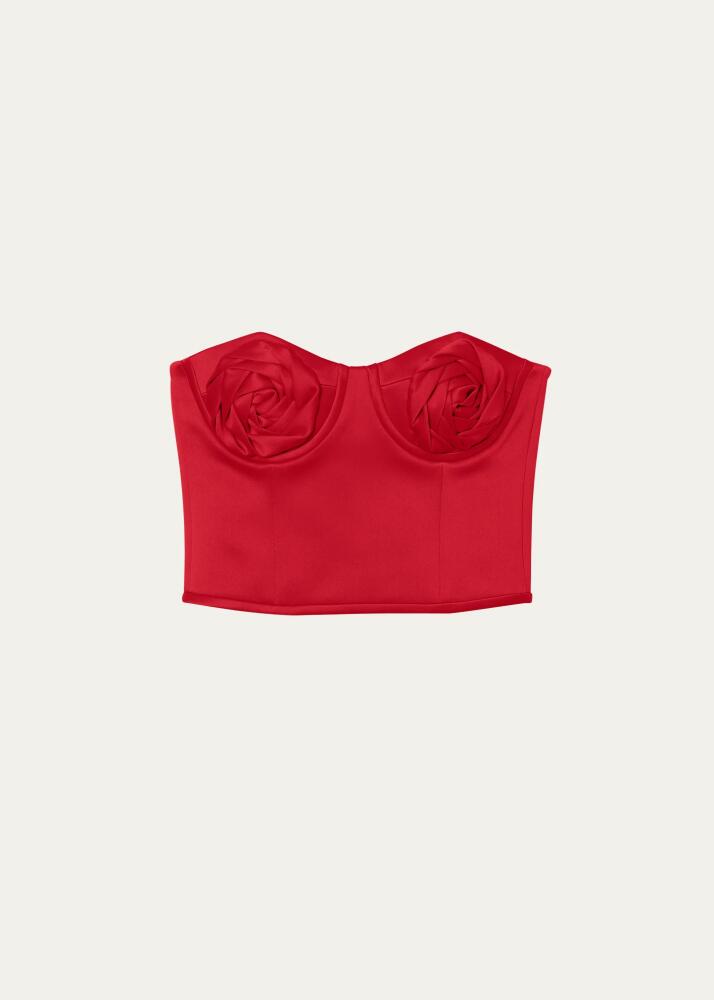 Marc Jacobs Satin Rose Corset Cover