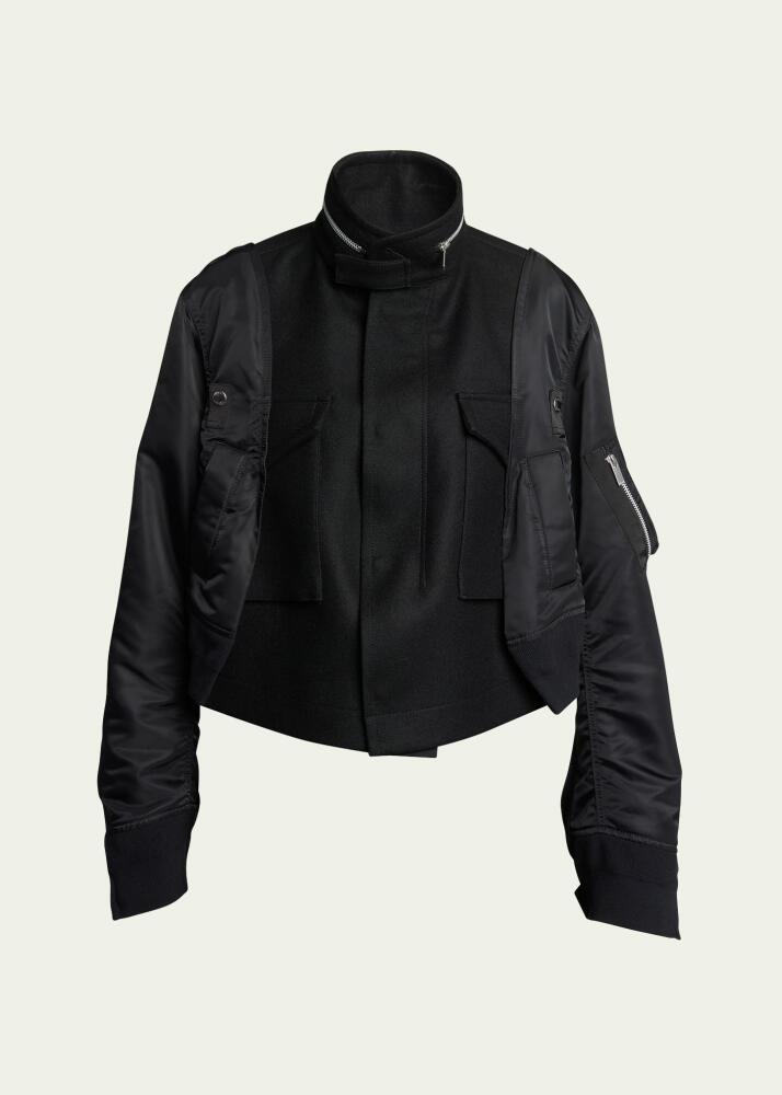 SACAI Hybrid Cargo Pocket Jacket Cover