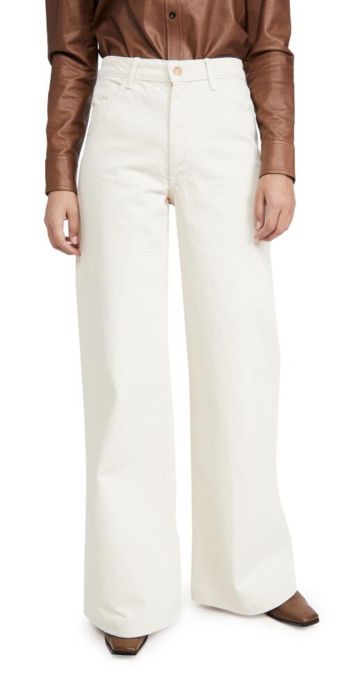 Triarchy High Rise Wide Leg Jeans Off White Cover