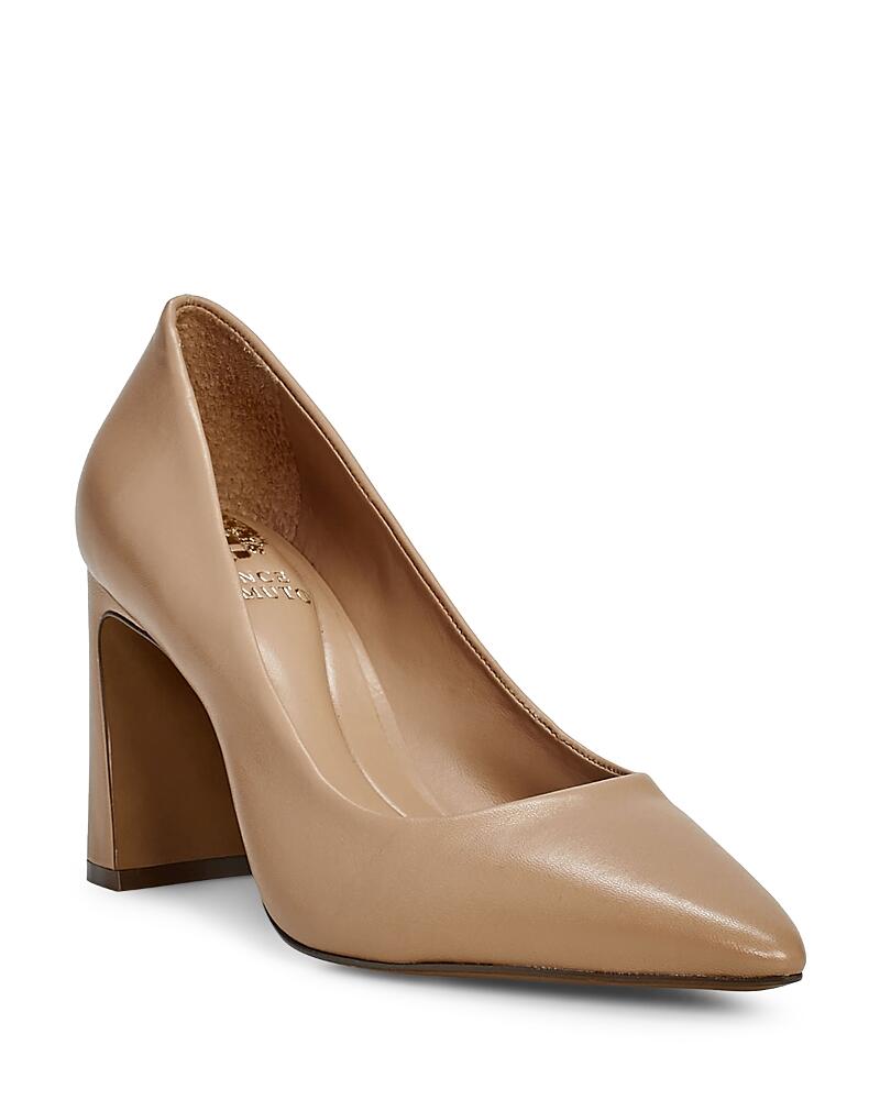 Vince Camuto Women's Dalmanara Pointed Toe Block Heel Pumps Cover