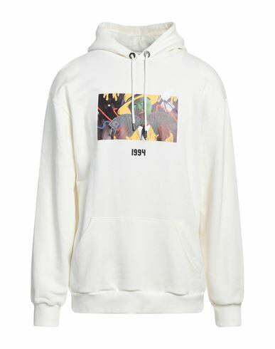 Throwback. Man Sweatshirt Cream Cotton Cover