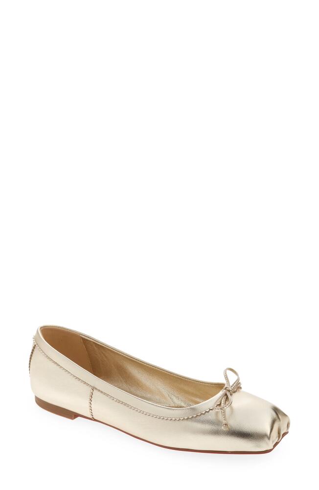 Christian Louboutin Mamadrague Metallic Ballet Flat in Gold Cover