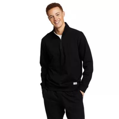 Eddie Bauer Men's Camp Fleece 1/4-Zip Cover