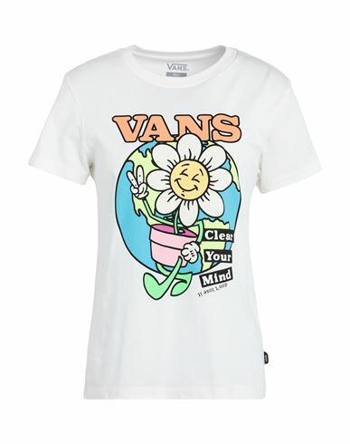 Vans Clear Mind Woman T-shirt Ivory Cotton Cover