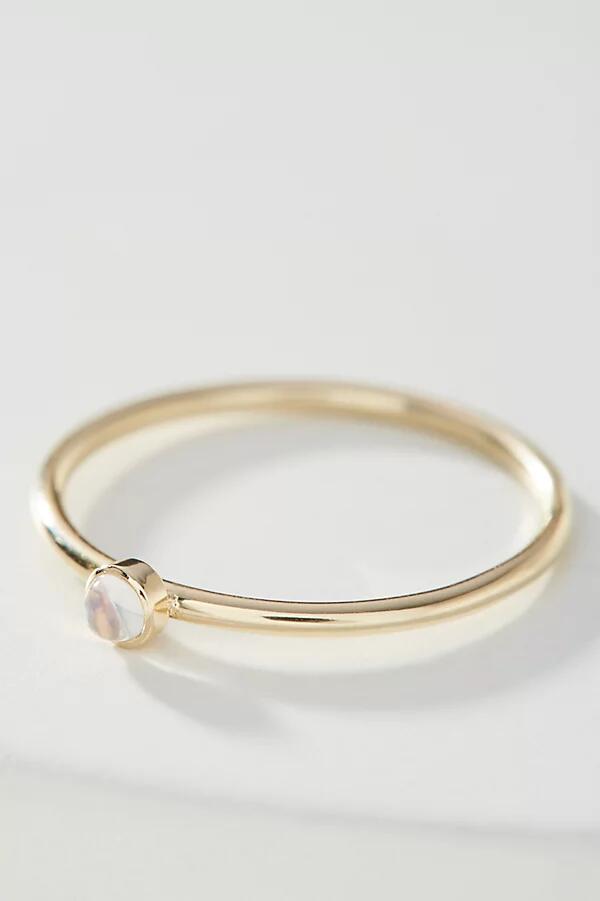 Maya Brenner 14K Yellow Gold Birthstone Ring Cover