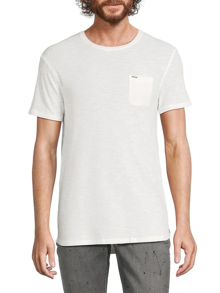 BUFFALO David Bitton Men's Kisory Short Sleeve Tee - Milk Cover