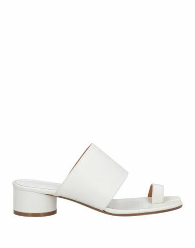 Maison Margiela Woman Thong sandal White Leather Cover