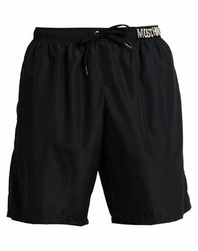 Moschino Man Swim trunks Black Polyester Cover