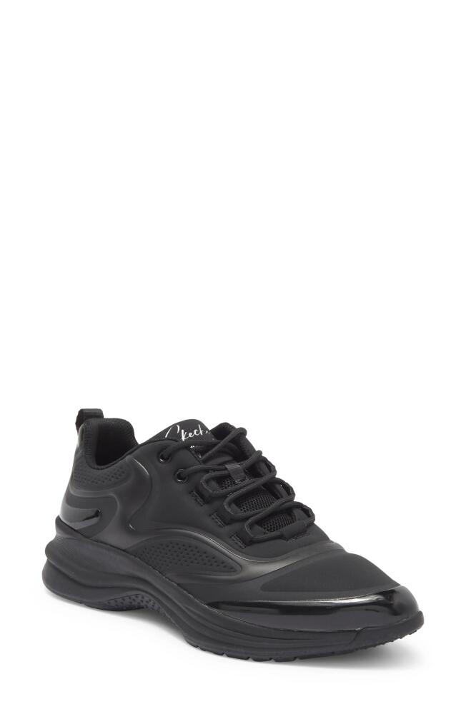 SKECHERS Street Glam Point It Sneaker in Black Cover