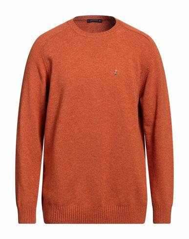 Avignon Man Sweater Rust Wool, Polyamide Cover