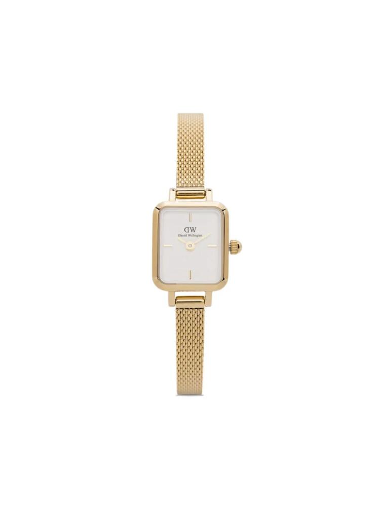 Daniel Wellington mini Quadro 18mm - Gold Cover