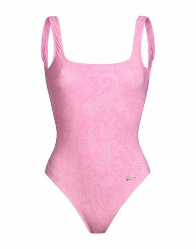 Etro Woman One-piece swimsuit Pink Polyamide, Elastane Cover