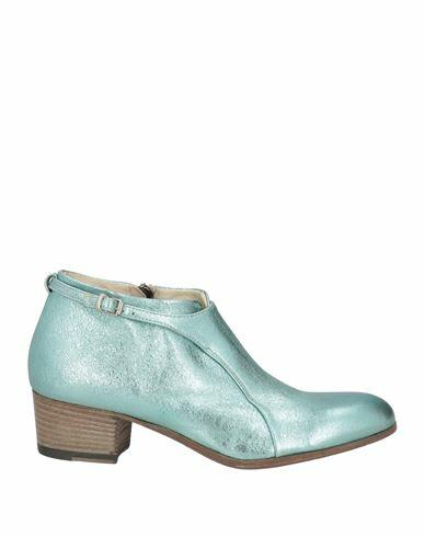 Pantanetti Woman Ankle boots Turquoise Leather Cover