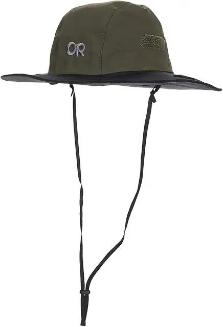 Outdoor Research Seattle Rain Hat (Fatigue/Black) Caps Cover