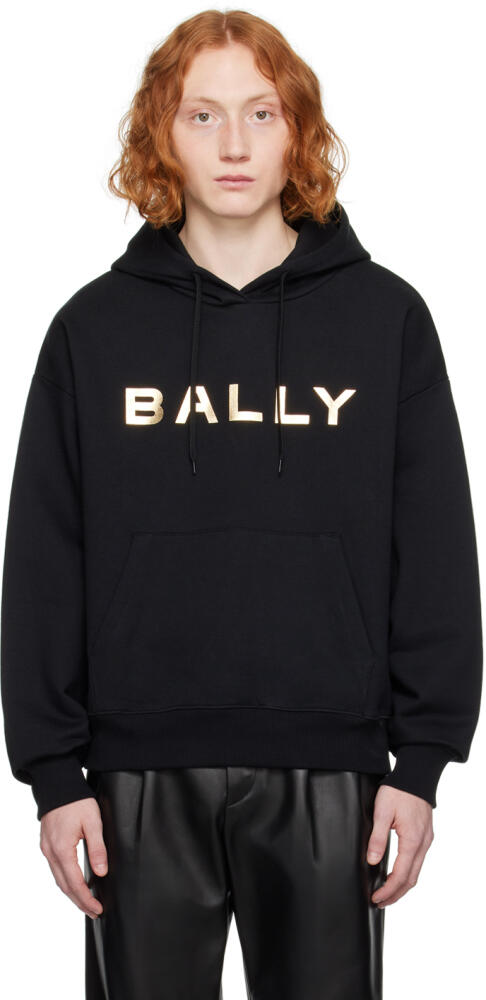 Bally Black Metallic Hoodie Cover