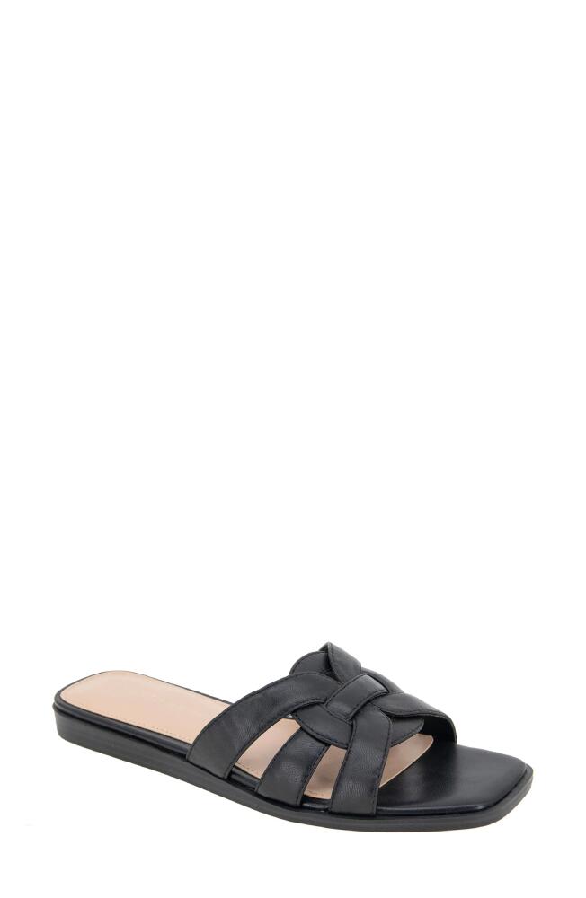 bcbg Meltem Square Toe Slide Sandal in Black Cover