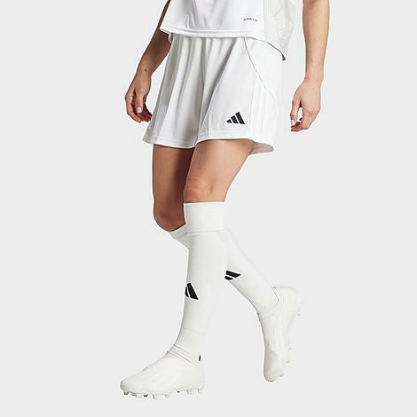 Adidas Women's Tiro 24 Soccer Shorts in White/White Cover