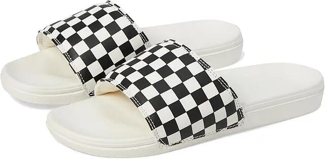 Vans La Costa Slide-On ((Checkerboard) Black/Marshmallow) Shoes Cover