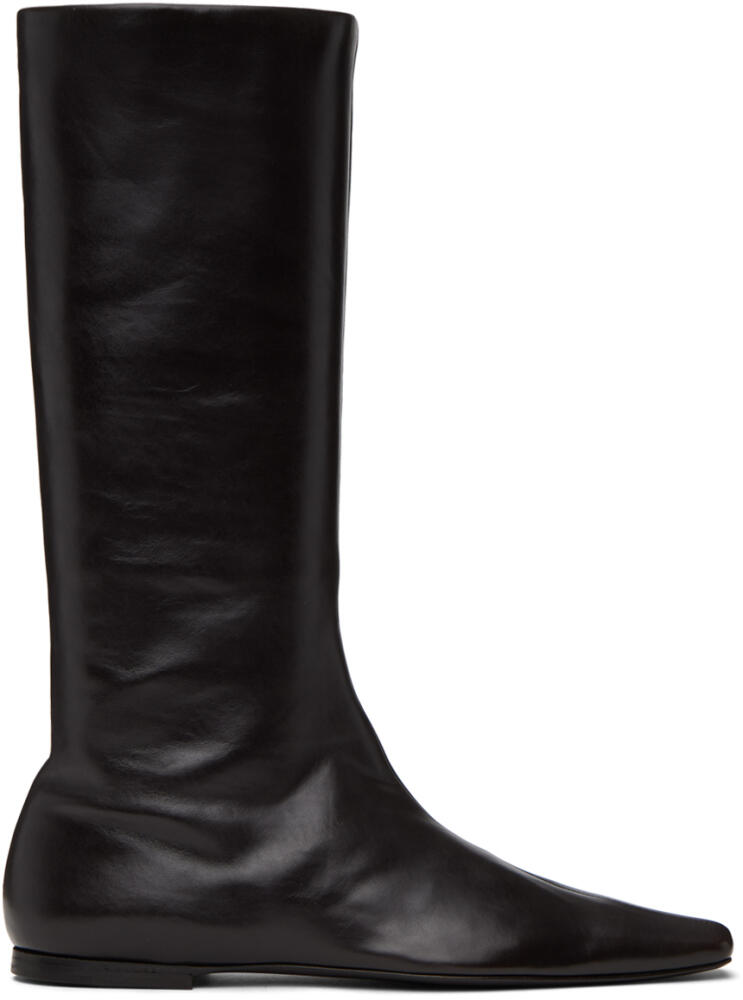 The Row Brown Bette Boots Cover