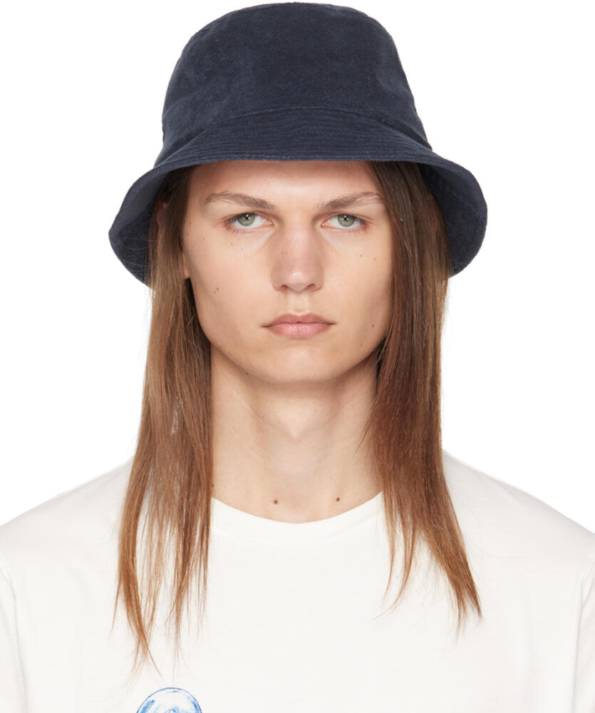 Paul Smith Navy Towelling Bucket Hat Cover