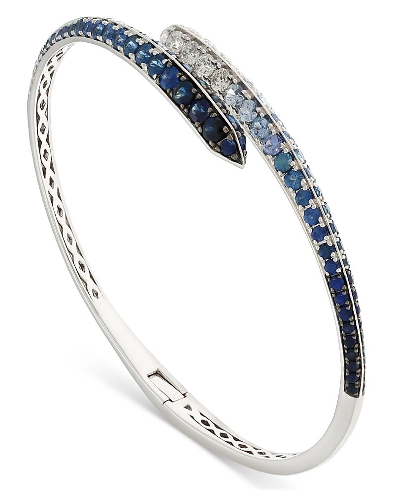 Alberto Milani 18K White Gold Via Fiori Scuri Ombre Diamond & Blue Sapphire Bypass Cuff Bracelet - Exclusive, Italy Campaign Cover