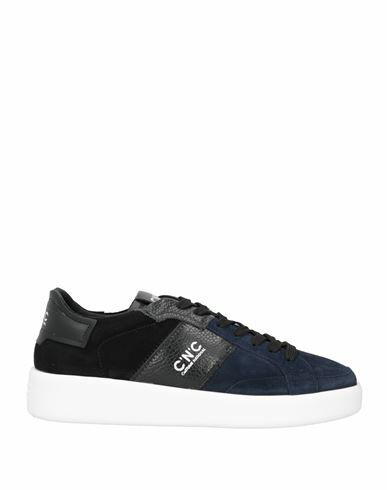 C'n'c' Costume National Man Sneakers Midnight blue Soft Leather Cover