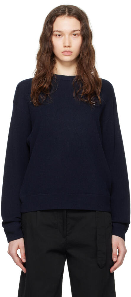 Lacoste Navy Crewneck Sweater Cover