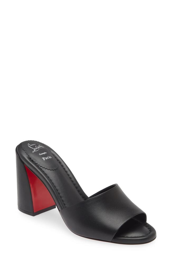 Christian Louboutin Jane Slide Sandal in Black Cover