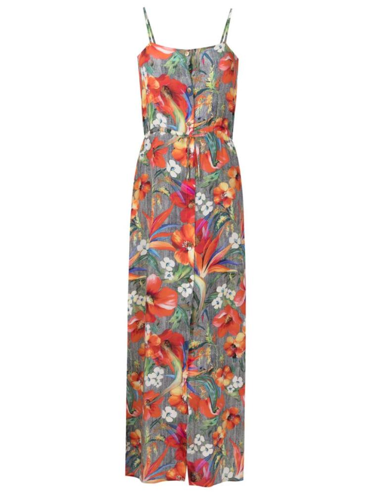 Amir Slama floral-pattern silk maxi dress - Multicolour Cover