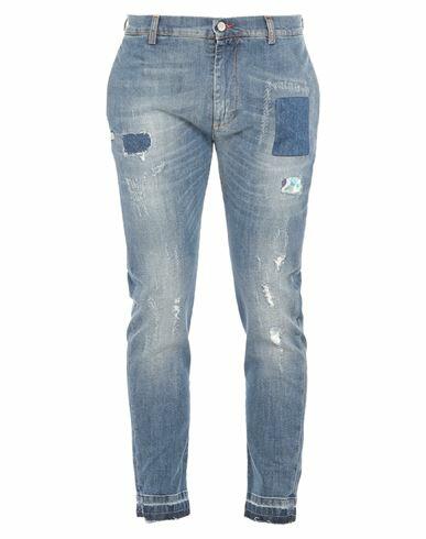 Daniele Alessandrini Man Jeans Blue Cotton, Elastane Cover