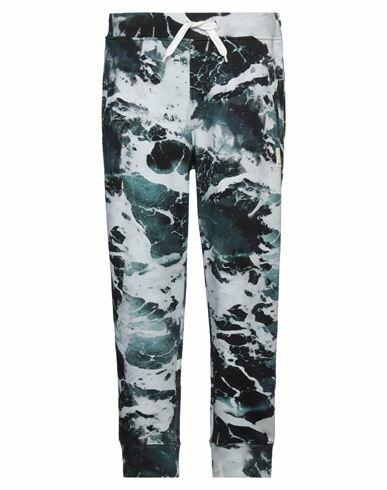 Emporio Armani Man Pants Deep jade Cotton Cover